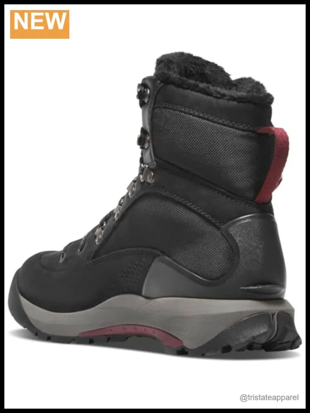 Waterproof Insulated Hiking Boots 200G Primaloft Lace-Up Ankle-High Durable